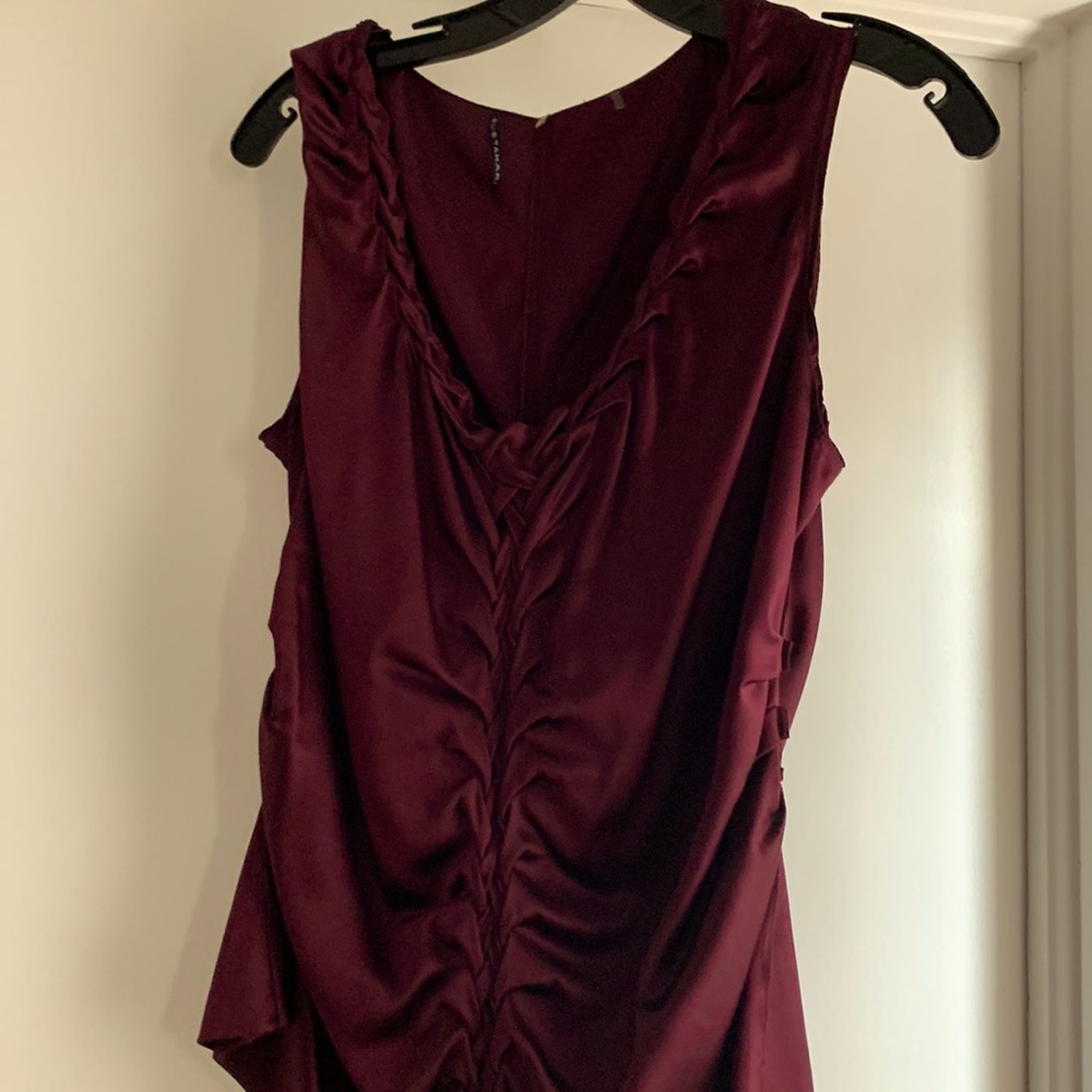 Elie Tahari Silk Sleeveless Top size L